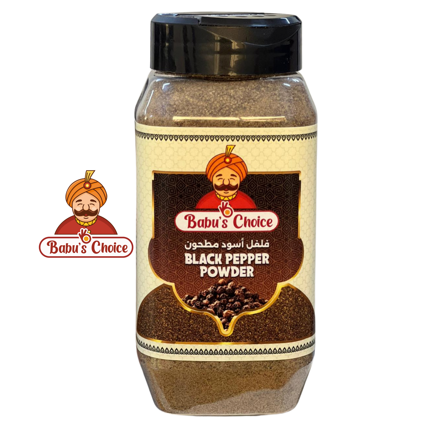 BABU'S CHOICE BLACK PEPPER POWDER-300GM