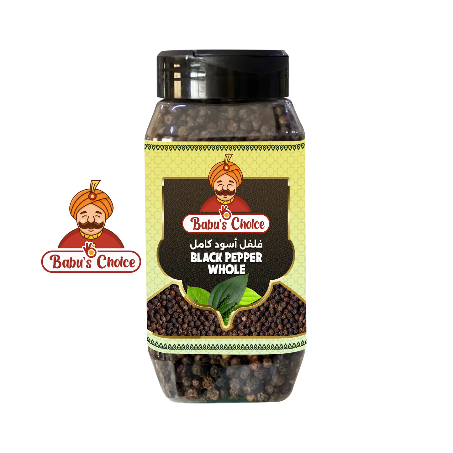 BABU'S CHOICE BLACK PEPPER WHOLE-250GM