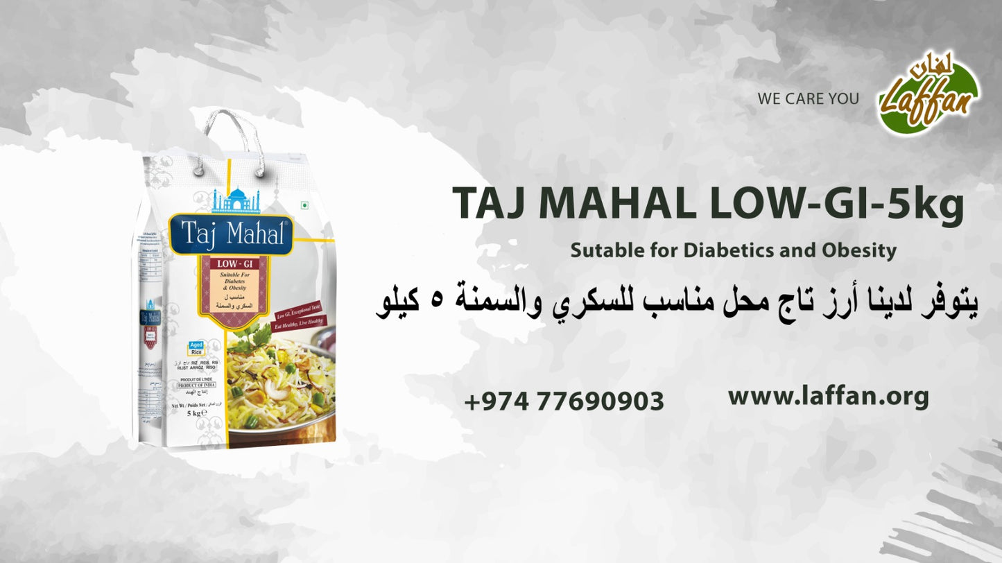 TAJ MAHAL LOW-GI DIABETES BASMATI RICE-5KG