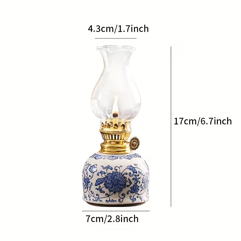 CERAMIC AND PORCELAIN HOME OIL LAMP