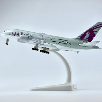QATAR AIRWAYS A380 SERIES 7.87-INCH MODEL