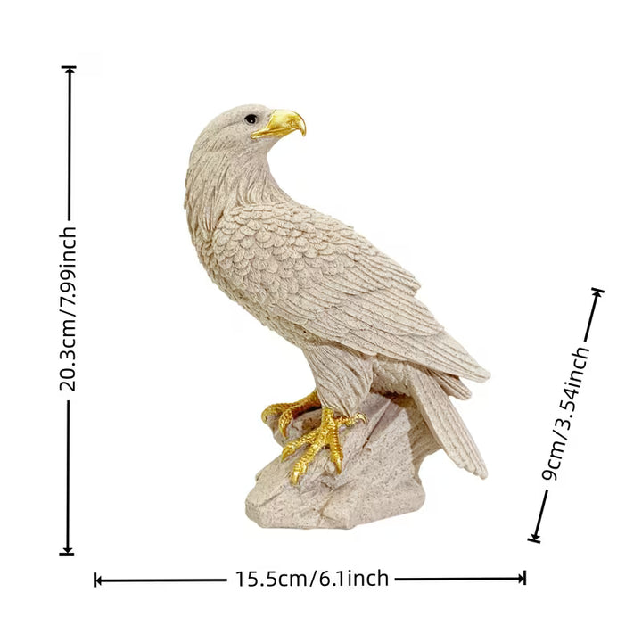 EAGLE RESIN SANDSTONE FINISH WITH GOLDEN DETAILS