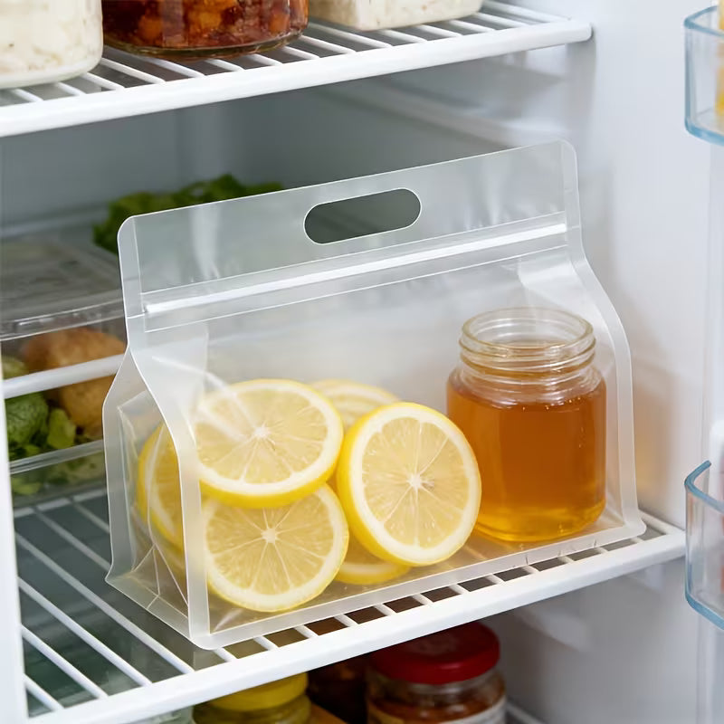 كيس تغليف شفاف ومحكم الغلق وقابل لإعادة الإغلاق (17 × 24 سم) - 7 قطع