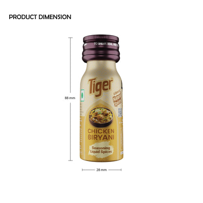 TIGER CHICKEN BIRYANI NATURAL CULINARY ESSENCE SEASONING SPICES - 18 ML