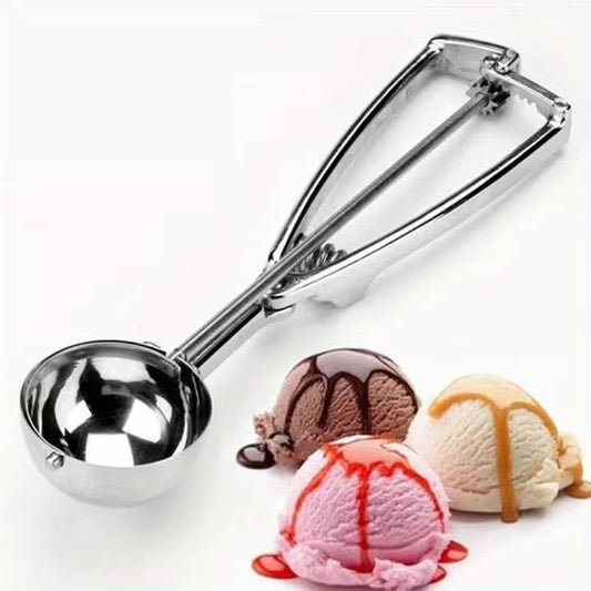 STAINLESS STEEL ICE CREAM SCOOP WITH TRIGGER RELEASE