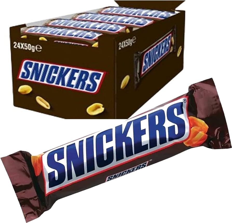 SNICKERS CHOCOLATE BAR 24 X 50G