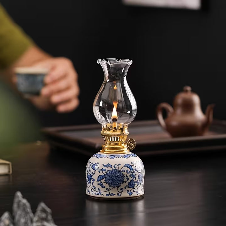 CERAMIC AND PORCELAIN HOME OIL LAMP