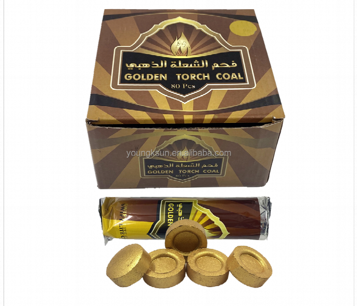 CHARCOAL GOLDEN TORCH COAL 80 CG-02 ROUNDS