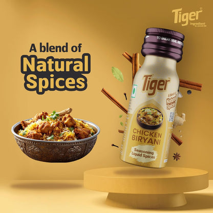 TIGER CHICKEN BIRYANI NATURAL CULINARY ESSENCE SEASONING SPICES - 18 ML