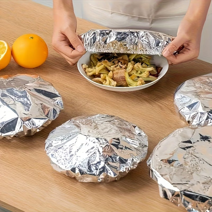 REUSABLE ALUMINUM FOIL INSULATION FOOD COVERS -50PCS
