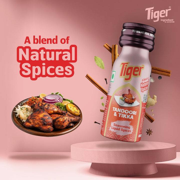 TIGER TANDOORI TIKKA NATURAL CULINARY ESSENCE SEASONING SPICES - 18 ML