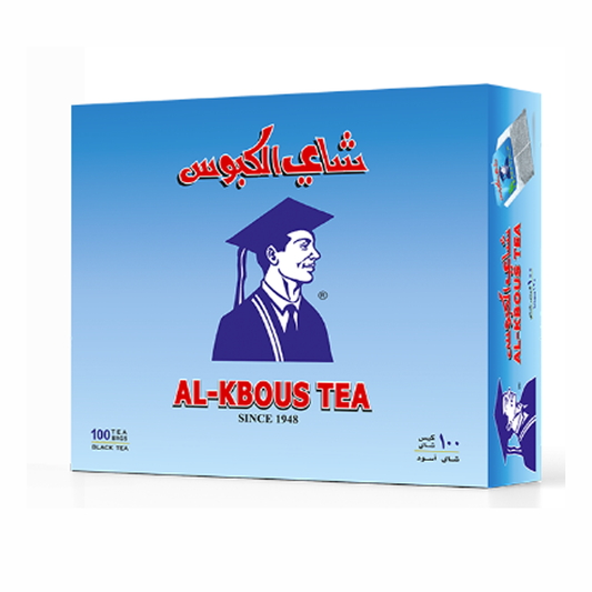 AL-KBOUS BLACK TEA 100 TEA BAGS