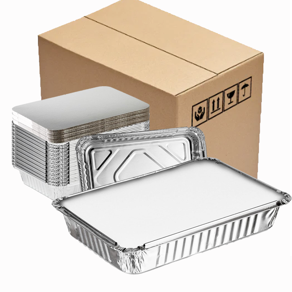 ALUMINIUM CONTAINER WITH LID