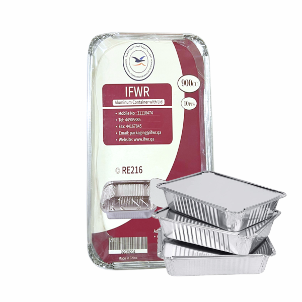 ALUMINIUM CONTAINER 10PCS WITH LID