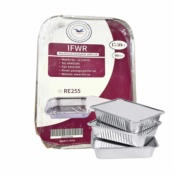 ALUMINIUM CONTAINER 10PCS WITH LID