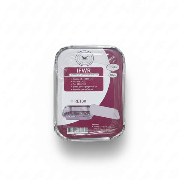 ALUMINIUM CONTAINER 10PCS WITH LID