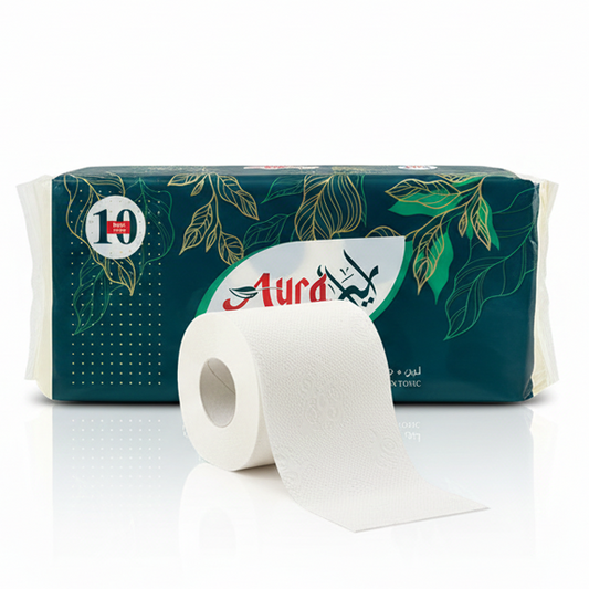 لفائف ورق تواليت آيرا، 200 ورقة، 10 لفات