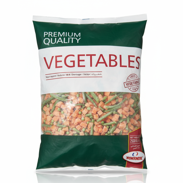 FROZEN MIXED VEGETABLES -2.5KG