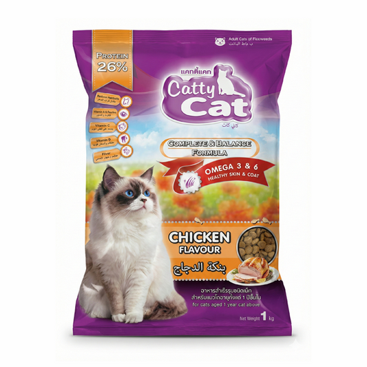 CATTY CAT CHICKEN FLAVOUR 1.KG