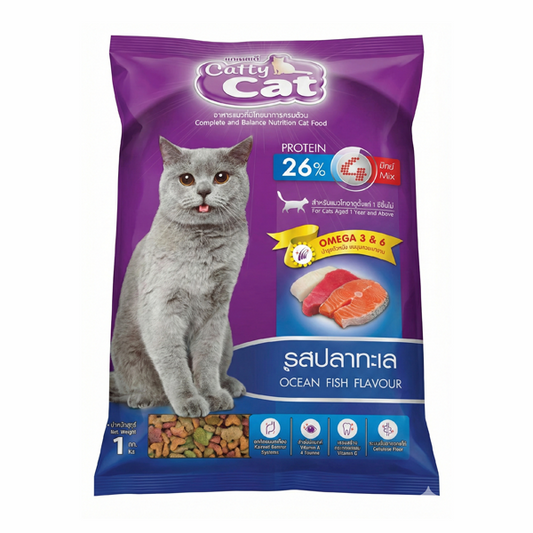 CATTY CAT OCEAN FISH FLAVOUR 4 MIX 1.KG