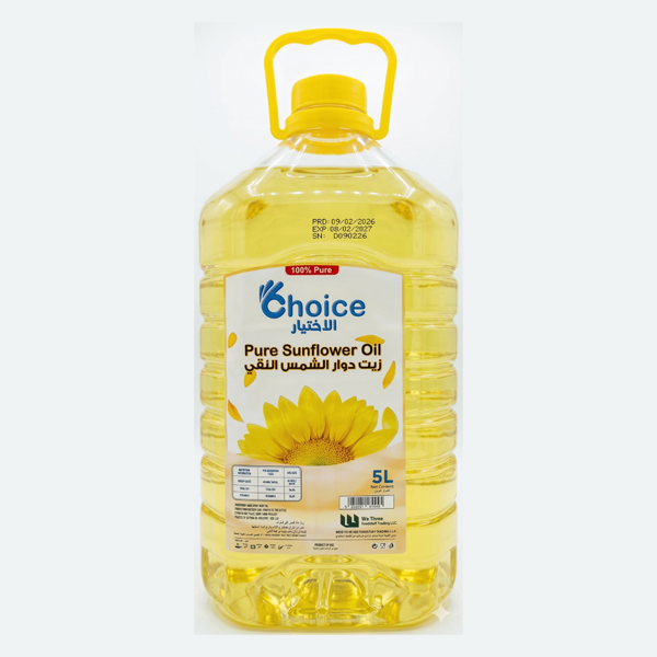 CHOICE PURE SUNFLOWER OIL 5L