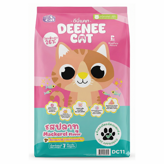DEENEE CAT MACKEREL FLAVOUR 7KG
