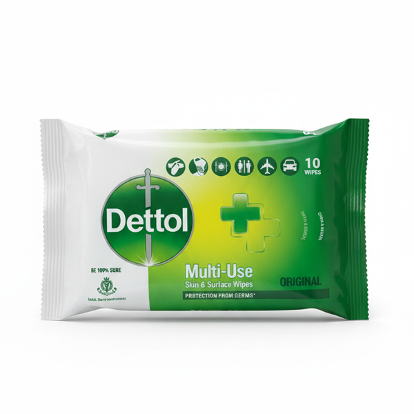 DETTOL SKINCARE WIPES 10's