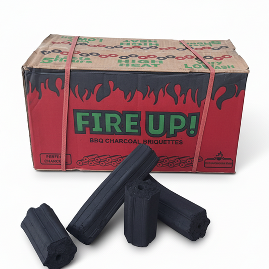 FIRE UP BBQ CHARCOAL 10KG