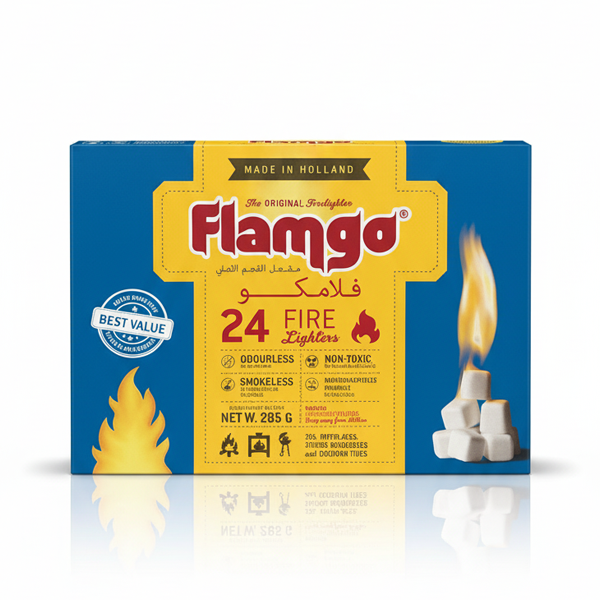 FLAMGO FIRELIGHTERS 285GM 24'S