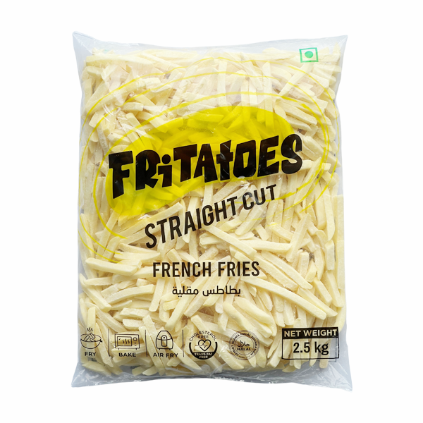 FRITATOES STRAIGHT CUT FRENCH FRIES-2.5KG