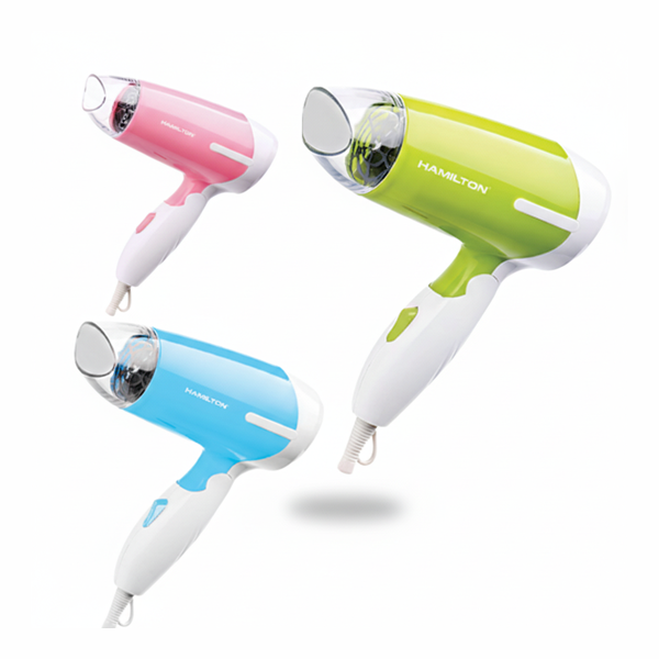 HAMILTON HAIR DRYER FOLDABLE TRAVEL DESIGN HT8814