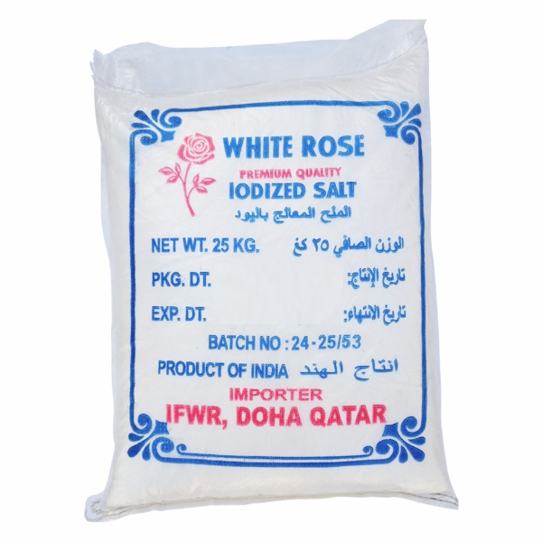 IODIZED SALT BAG 25KG