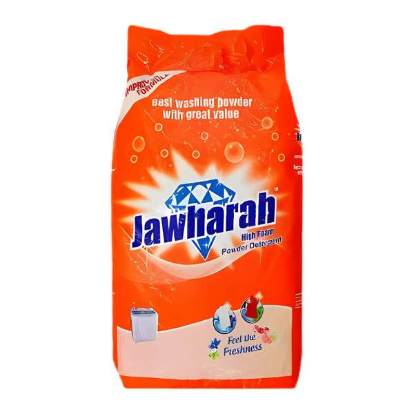 JAWHARAH PLUS HIGH FOAM DETERGENT POWDER BAG 25KG