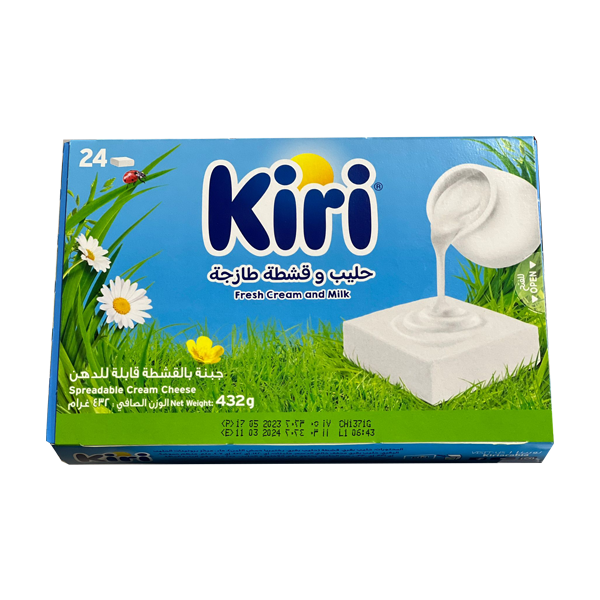 KIRI SPREADABLE CREAM CHEESE 432GM