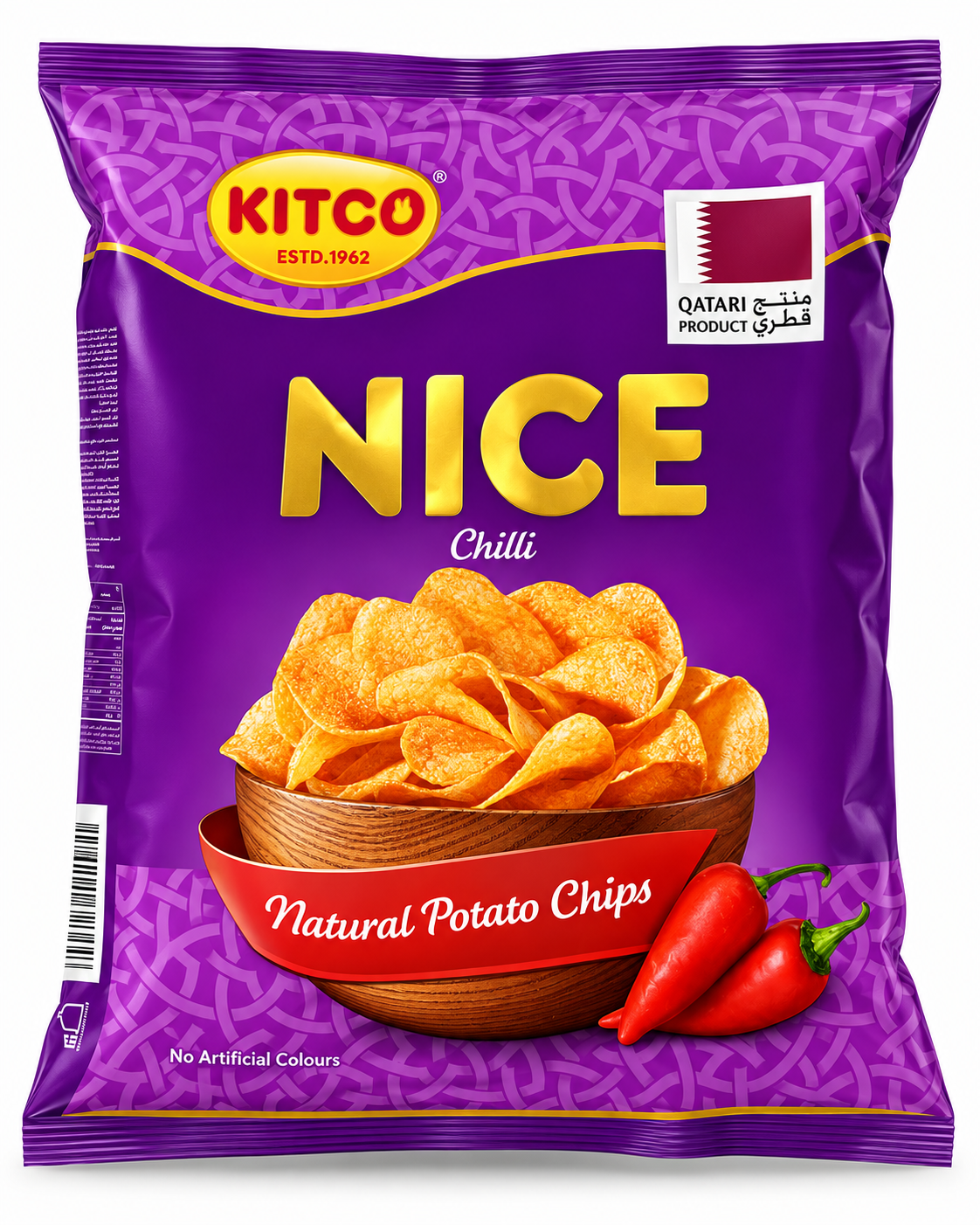 KITCO NICE CHILLI POTATO CHIPS 20x16G