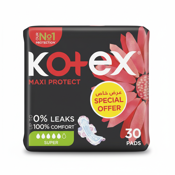 KOTEX MAXI SUPER PROTECT 30PC