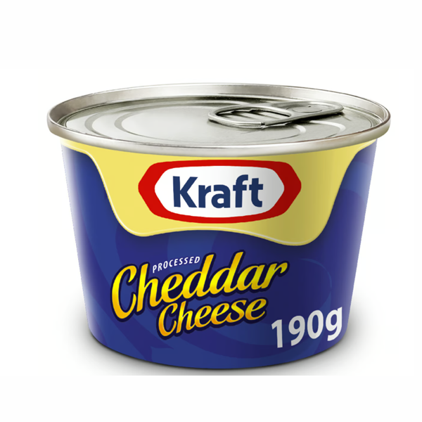 KRAFT CHEDDAR CHEESE 190GM