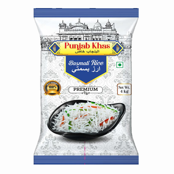 LAFFAN PUNJAB KHAS PREMIUM BASMATI RICE-4KG – LAFFAN STORE