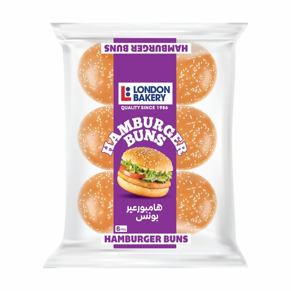 LONDON BAKERY HAMBURGER BUNS 400GM