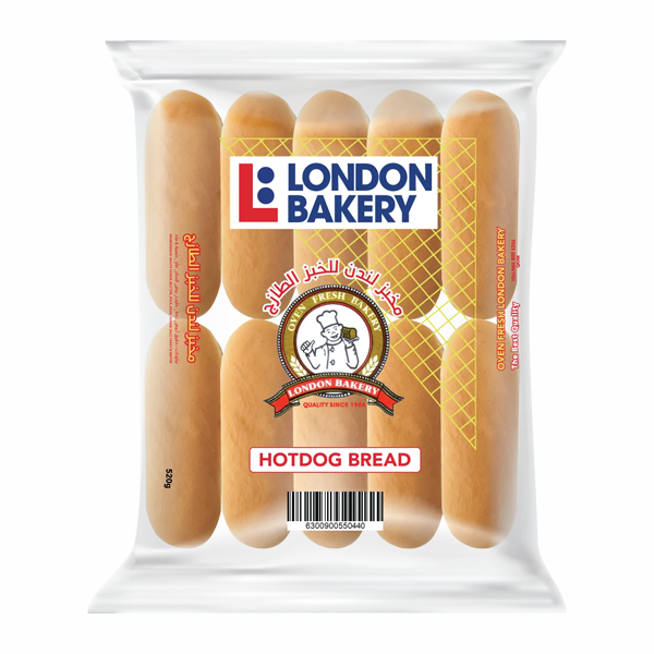 LONDON BAKERY HOT DOG BREAD 520GM