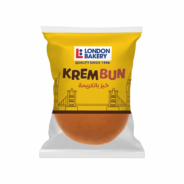 LONDON BAKERY KREM BUN 75GM