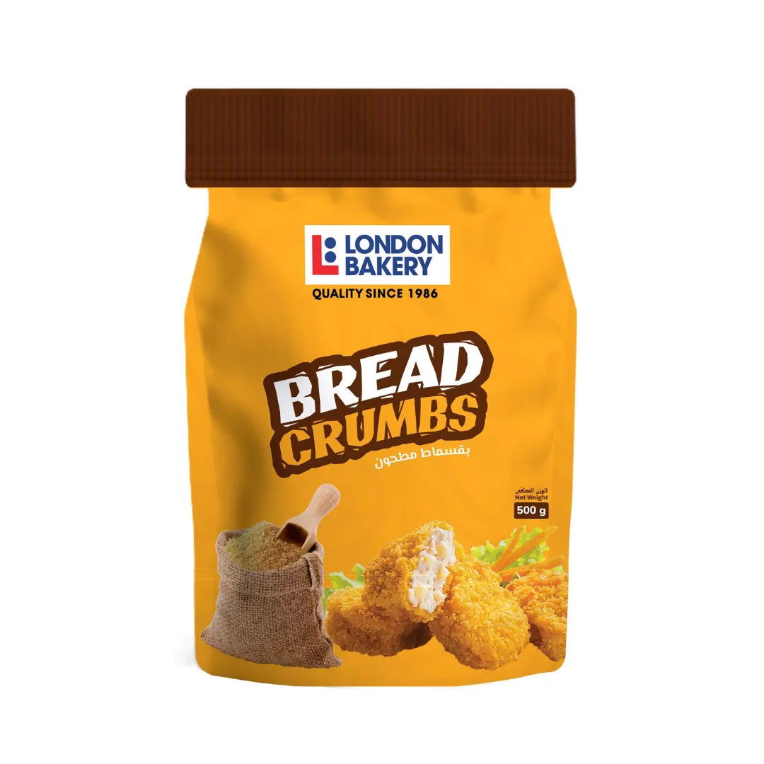 LONDON BAKERY ZIP LOCKED BREAD CRUMBS 500GM