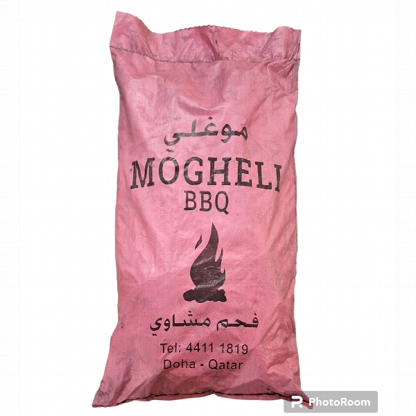 فحم الشواء من الخشب الطبيعي MG كبير الحجم، وزنه تقريبًا 10 كجم