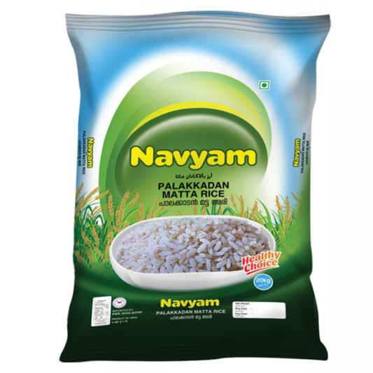 NAVYAM PALAKKADAN MATTA RICE 20KG