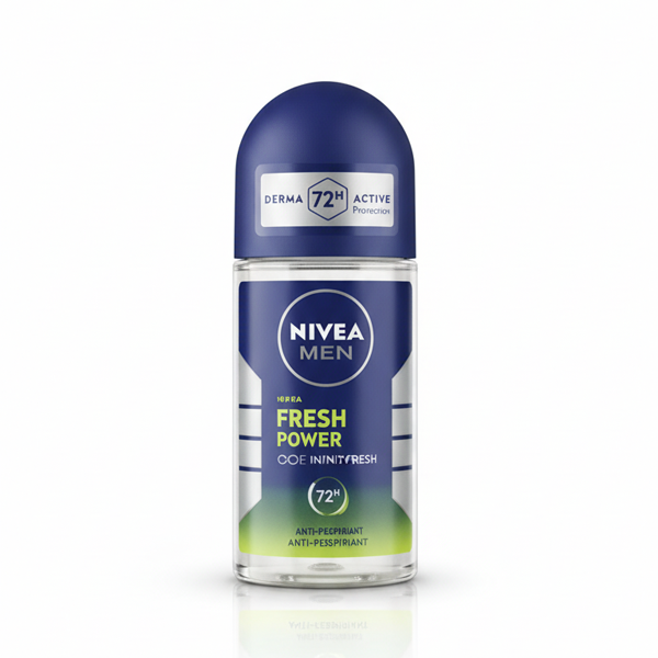 NIVEA MEN FRESH POWER ANTIPERSPIRANT ROLL-ON FOR MEN 50ML