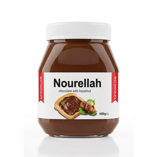 NOURELLAH CHOCOLATE WITH HAZELNUT FLAVOR 600GM