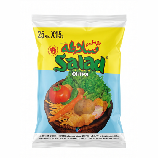 SALAD CHIPS 25 X 15 GM