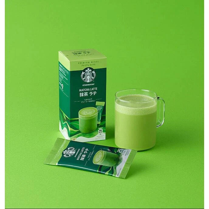 STARBUCKS JAPAN MATCHA LATTE POWDER PREMIUM MIXES 96G (24G X 4 STICKS)