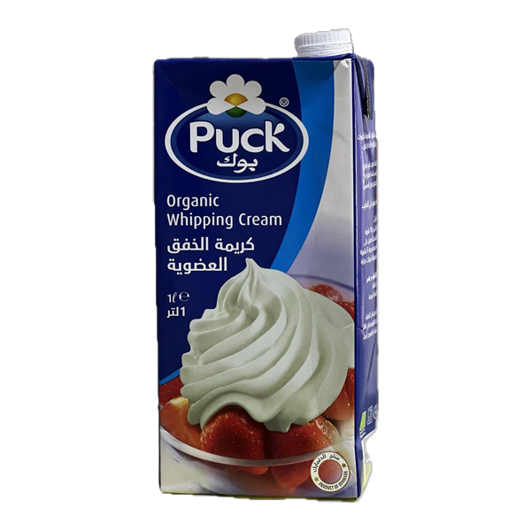 PUCK ORGANIC WHIPPING CREAM 1L