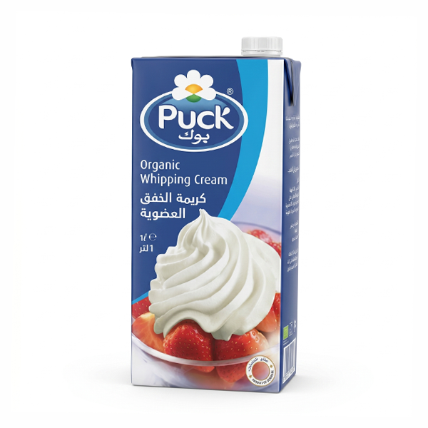 PUCK ORGANIC WHIPPING CREAM 1L